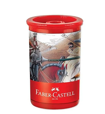 Apontador C/Depósito Faber Tubo