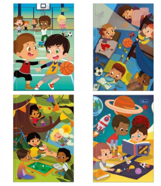 Caderno CD 1/4 48 F Cost. Sapeca Masculino