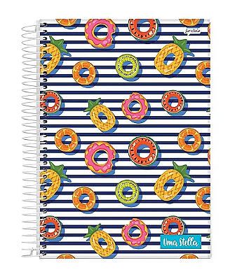 Caderno Esp. Capa Dura 1/4 80 Folhas Stella Jandaia