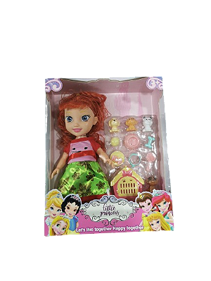 BONECA LITTLE PRINCESS 16CM IMCOL TOYS