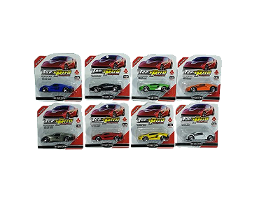 CARRINHO TOP SPEED 7CM METAL IMCOL TOYS
