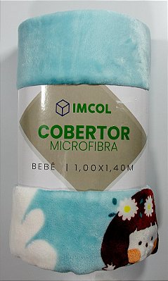 COBERTOR MANTA PLUSH BEBE DUPLO 100X140 CINTA 4417 IMCOL