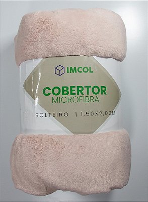 COBERTOR MANTA PLUSH SOLTEIRO 150X200 CINTA 4318 IMCOL