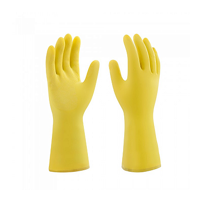 LUVA BORRACHA FORRADA IMCOL MULTIUSO TAM.P 4290