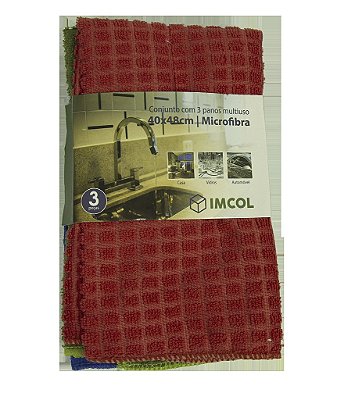 PANO MICROFIBRA IMCOL 3PCS 40X48 0766