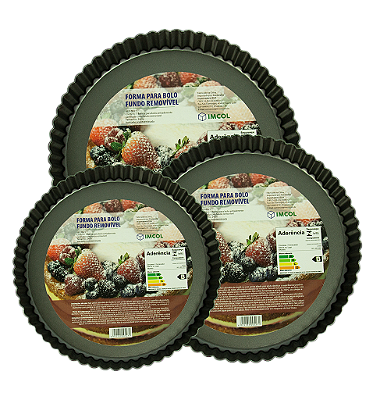 FORMA BOLO IMCOL CANELADA RED.22CM 0526