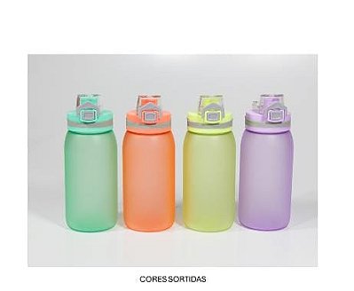 GARRAFA SQUEEZE PLASTICA 600ML SORTIDA 4036 IMCOL