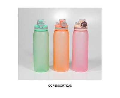 GARRAFA SQUEEZE PLASTICA 900ML SORTIDA 4038 IMCOL