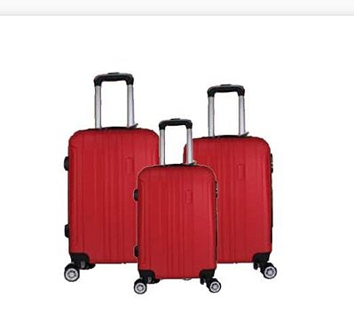 MALA VIAGEM IMCOL JG 3PCS 0874 VERMELHO