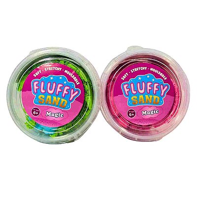 MASSA AREIA FLUFFY SAND 300G + 2 ACESSÓRIOS
