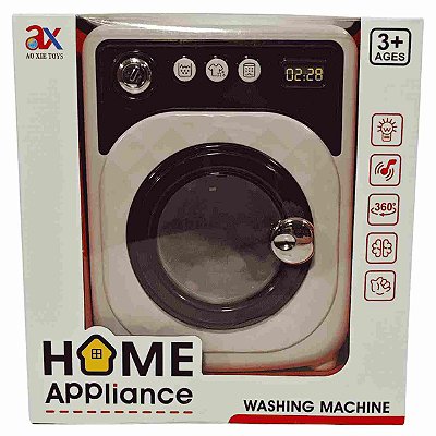 MINI HOME APPLIANCE MAQUINA DE LAVAR COM LUZ E SOM - IMCOL
