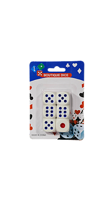 CONJUNTO DE DADOS PLÁSTICOS 2CM COM 6 - IMCOL