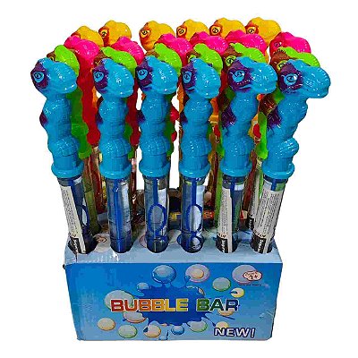 LANÇA BOLHAS BUBBLE BAR DINOSSAURO - IMCOL