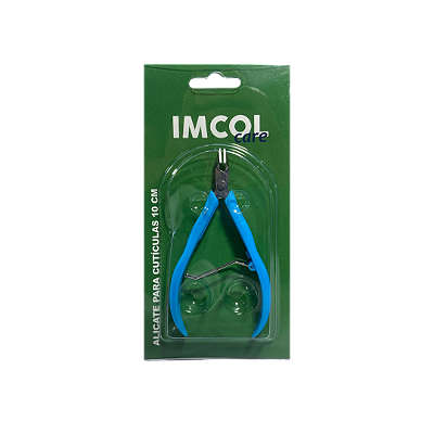 ALICATE CUTICULA INOX/PLÁSTICO 10CM - IMCOL