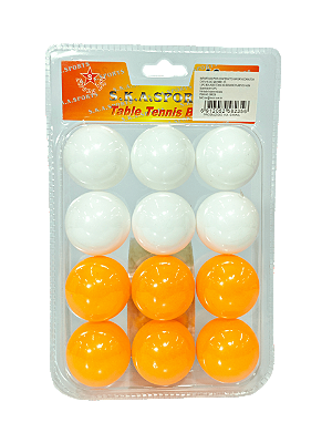 BOLINHAS DE TÊNIS MESA C/12 4CM - IMCOL