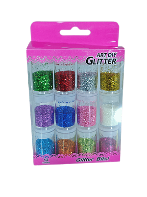 GLITTER TUBINHOS COM 12 - IMCOL
