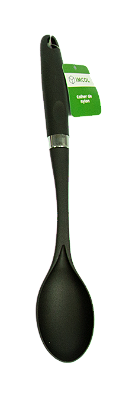 COLHER ARROZ NYLON PRETA 35CM - IMCOL