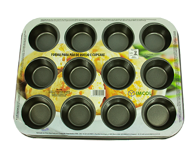 FORMA P.QUEIJO/CUPCAKE RET.P/12 - IMCOL