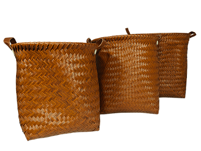 CESTO PLÁSTICO C/3PCS P/M/G 258139 - IMCOL