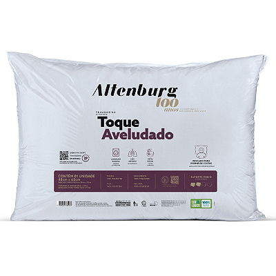 TRAVESSEIRO 48X68 TOQUE AVELUDADO - ALTENBURG
