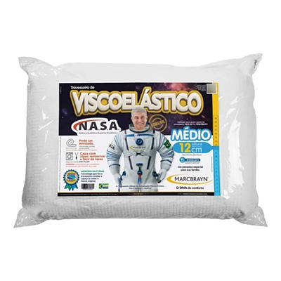 DUPLICADO - TRAVESSEIRO VISCOELASTICO 50X70 NASA EXTRA ALTO 18CM - MBRA