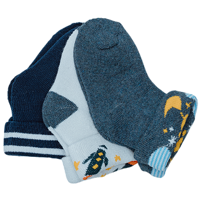 MEIA ÉOLO BEBÊ CANO LONGO 15-18 C/3 SORTIDA