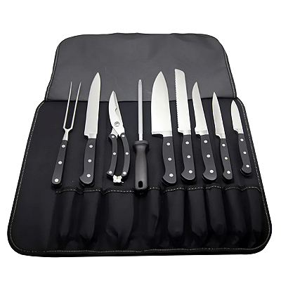 CONJ.INOX CHURRASCO 9 PCS 21490