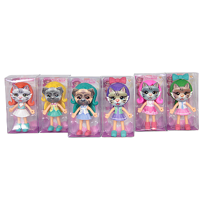 MINI BONECA LITTLE GIRL MASCARA 8,8CM IMCOL TOYS SORTIDA 258250