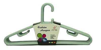 Jogo de cabides de plástico 5 peças 0778 Imcol