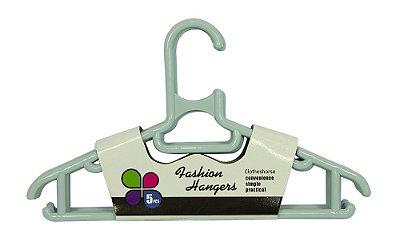 Jogo de cabides de plástico infantil 5 peças 0781 Imcol