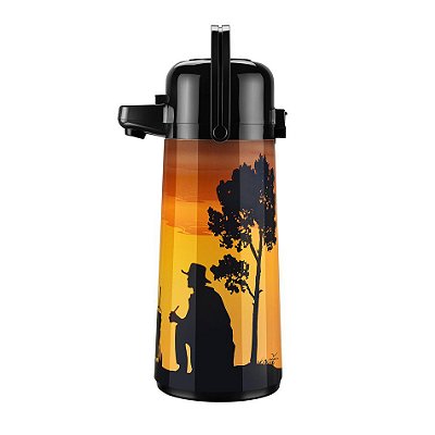 Garrafa térmica air pot invicta 1,8L descanso gaúcho
