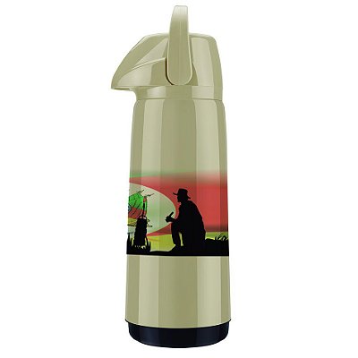 Garrafa térmica air pot pp slim Invicta 1,8L horizonte gaúcho