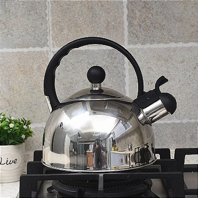 Chaleira inox 2L c/apito 0717 Imcol