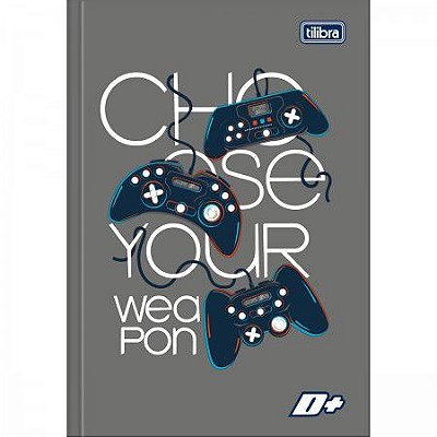 Caderno capa dura 1/4 D+ 48 folhas Tilibra