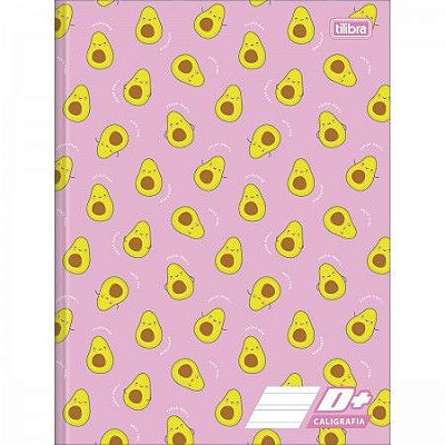 Caderno de caligrafia 1/1 brochura capa dura D+ 40F Tilibra