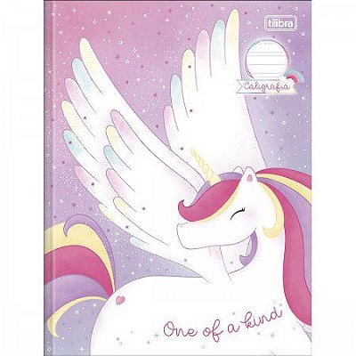 Caderno de caligrafia 1/1 brochura capa dura blink 48 folhas Tilibra