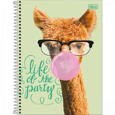 Caderno espiral capa dura 1/1 hug me 80F Tilibra
