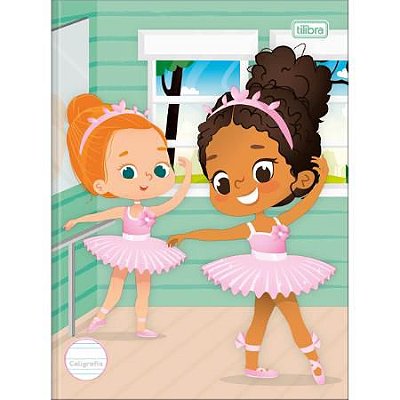 Caderno capa dura brochura Caligrafia Dapeca fem 40F Tilibra