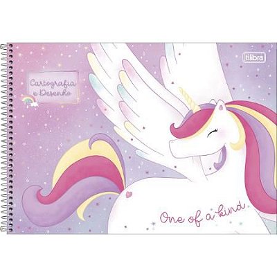 Caderno cartografia e desenho espiral capa dura blink 80F Tilibra