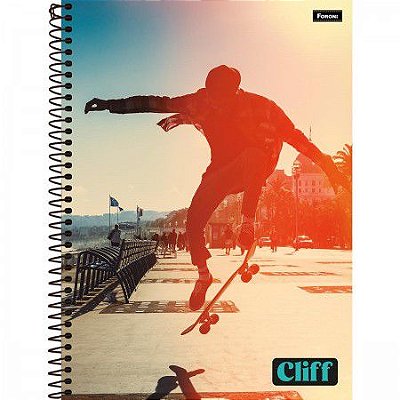 Caderno espiral 1/1 80F cliff Foroni