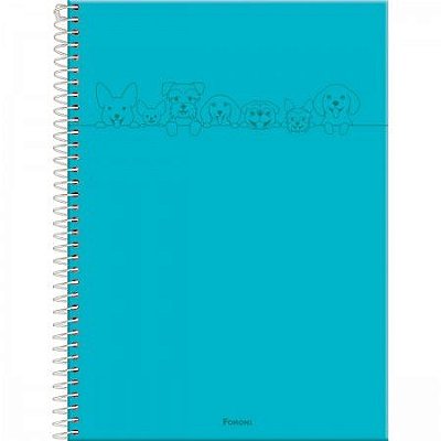 Caderno capa dura espiral 1/1 96F versatile Foroni