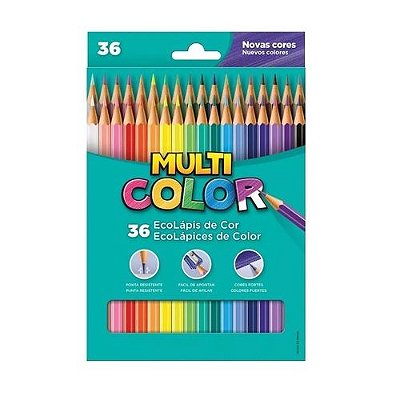 Lapis de cor C/36 Multicolor
