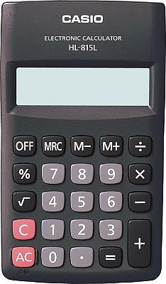 Calculadora de bolso 8 dígitos 815L preta Casio