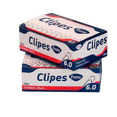 Clips galvanizado N.6 CX C/25 Frama