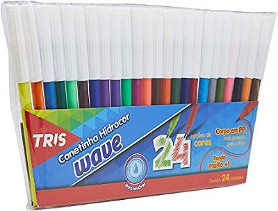 Canetinha hidrográfica C/24 Wave Tris