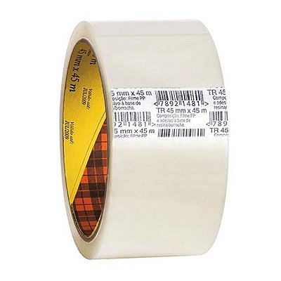 Fita 3M adesiva scotch transparente 45X45
