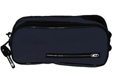 Estojo Company duplo color azul marinho