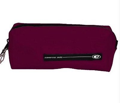 Estojo Company color vinho simples