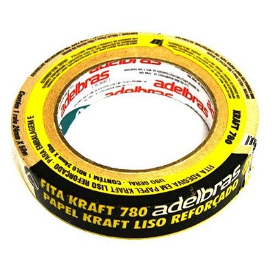 Fita kraft lisa 24X50 Adelbras