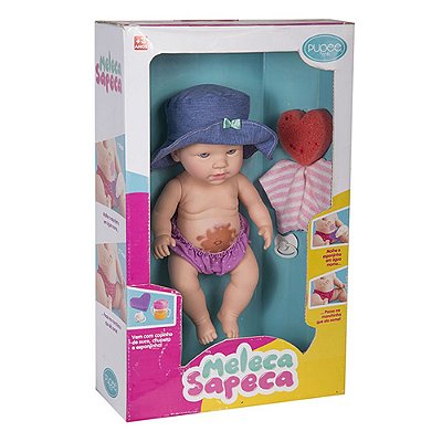 Boneca Sapeca Meleca Pupee